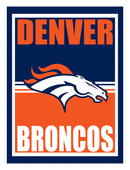 15.5"L x 11.5"H Medium Metal Wall Sign, Denver Broncos,6m3809usm