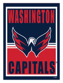 15.5"L x 11.5"H Medium Metal Wall Sign, Washington Capitals,6m4378usm