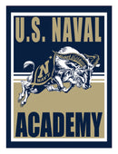 15.5"L x 11.5"H Medium Metal Wall Sign, US Naval Academy,6m5017usm