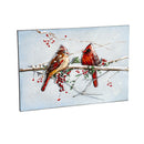 24" H x 16" L Cardinal Couple Metal Wall Décor