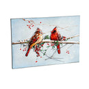 24" H x 16" L Cardinal Couple Metal Wall Décor