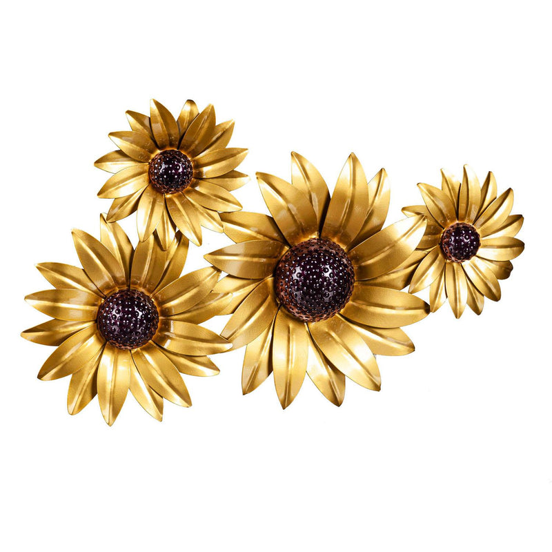 Petal & Plow Outdoor Wall D√©cor, Metal, Sunflower
