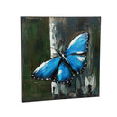 16" x 16" Metal Butterfly Wall Art / Set of 2