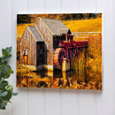 20"x16" Old Cabin Photography on Metal Wall Art