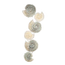 40"H x 16.5"L Metal Wall Décor, Sea Shells