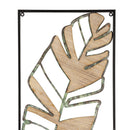 16"L x 35"H Metal Wall Décor, Palm Leaves, 2 Assort