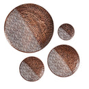 Hammered Metal Wall D√©cor, Round, Set of 4
