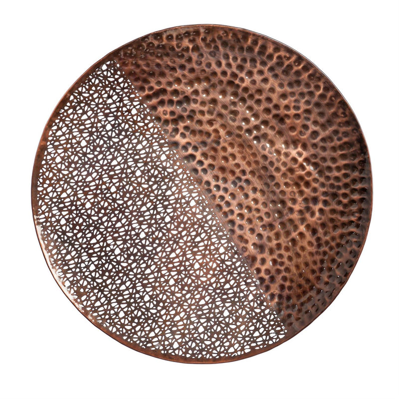 Hammered Metal Wall D√©cor, Round, Set of 4