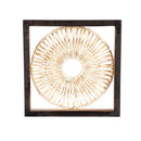 Woven Paper Wall Décor With Wood Frame, Set