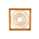 Woven Paper Wall Décor With Wood Frame, Set