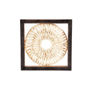 Woven Paper Wall Décor With Wood Frame, Set