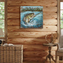 24" L x 24" H Metal Wall Art, Bass