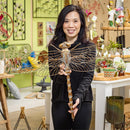 Pollinator Garden Indoor Wall Décor, Metal, Gold Dragonfly, 26" L x 23" H