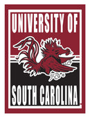 15.5"L x 11.5"H Medium Metal Wall Sign, University of South Carolina,6m954usm