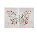 24x36 Life Like a Wildflower & Be Wild & Free, Set of 2