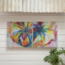 24" H x 24" L Outdoor Canvases, Engaging Colorful Florals, Set of 2