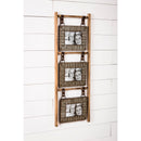 3 Wood and Metal Hanging Wall Frames,6pf30001