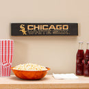 Chicago White Sox Engraved Wood Sign, 3.5" x 18"