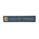 Detroit Tigers Engraved Wood Sign, 3.5" x 18"