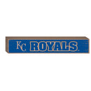 Kansas City Royals Engraved Wood Sign, 3.5" x 18"