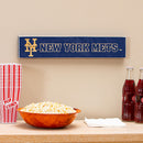 New York Mets Engraved Wood Sign, 3.5" x 18"