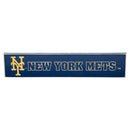 New York Mets Engraved Wood Sign, 3.5" x 18"