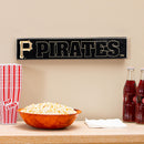 Pittsburgh Pirates Engraved Wood Sign, 3.5" x 18"