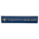 Toronto Blue Jays Engraved Wood Sign, 3.5" x 18"