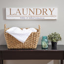 Laundry Wooden Wall Décor