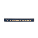 US Navy Engraved Wood Sign, 1.5" x 18"