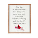 16" x 20" Framed Wood Wall Art InspirationalMark Twain