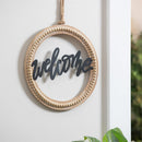 12" Wood and Twine Wall Décor