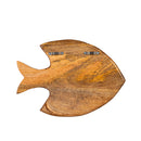 Wood & Enamel Fish Wall Decor, Set of 4