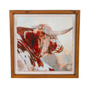 Longhorn Wooden Wall D√©cor, 16"L x 16"H