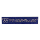 University of Washington Engraved Wood Sign, 3.5" x 18"