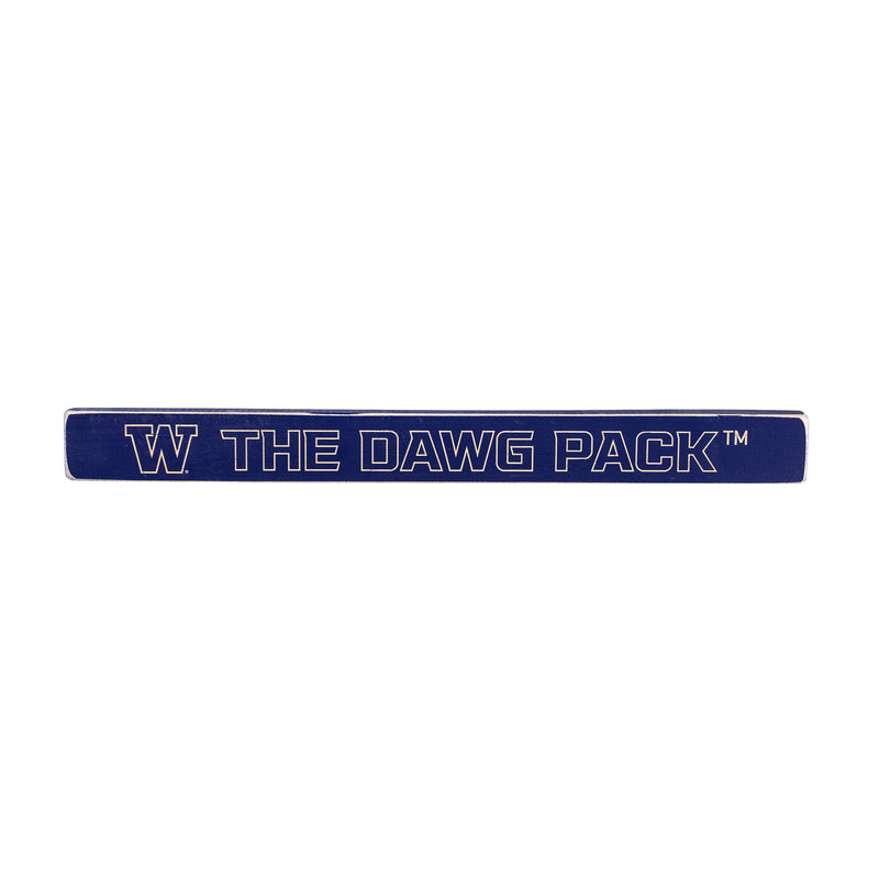 University of Washington Engraved Wood Sign, 1.5" x 18"