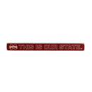 Mississippi State University Engraved Wood Sign, 1.5" x 18"