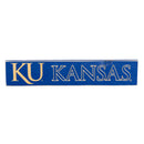 University of Kansas Engraved Wood Sign, 3.5" x 18"