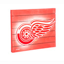 Lit Wall Decor, Detroit Red Wings,6wlt4359