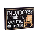 I'm Outdoorsy Wooden Plock,6wp1002