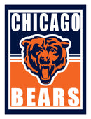 15.5"L x 11.5"H Medium Metal Wall Sign, Chicago Bears