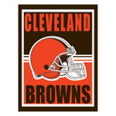 15.5"L x 11.5"H Medium Metal Wall Sign, Cleveland Browns