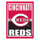 Cincinnati Reds 15.5"L x 11.5"H Medium Metal Wall Sign