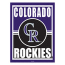 Colorado Rockies 15.5"L x 11.5"H Medium Metal Wall Sign