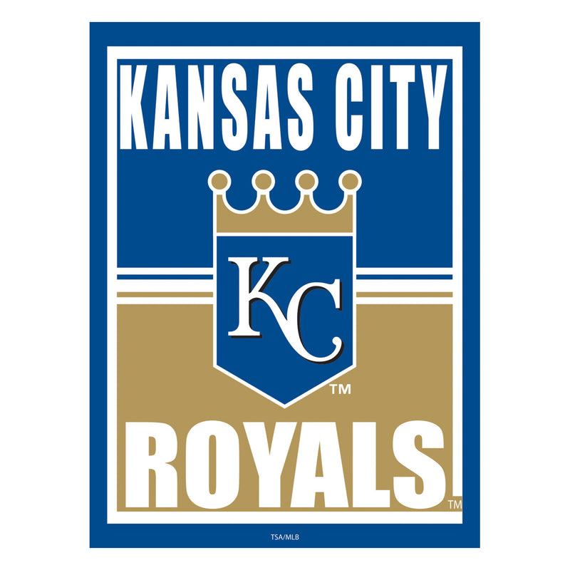 Kansas City Royals 15.5"L x 11.5"H Medium Metal Wall Sign