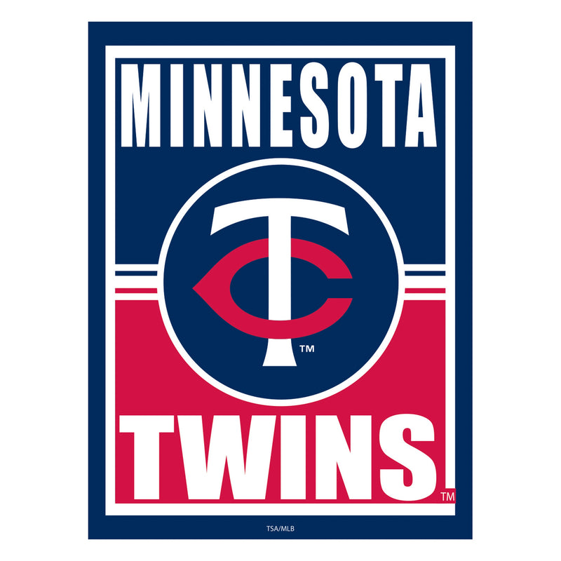 Minnesota Twins 15.5"L x 11.5"H Medium Metal Wall Sign