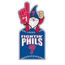 Philadelphia Phillies Gnome Metal Sign 10"L x 30"H