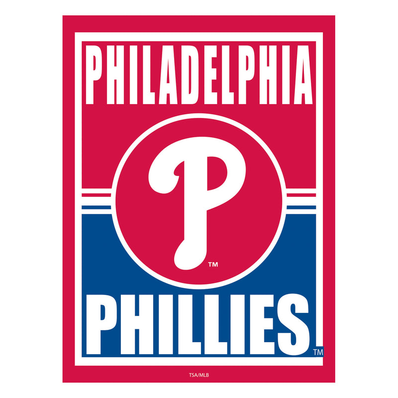 Philadelphia Phillies 15.5"L x 11.5"H Medium Metal Wall Sign