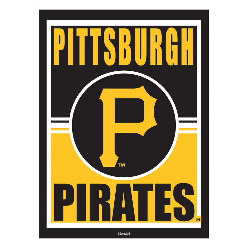 Pittsburgh Pirates 15.5"L x 11.5"H Medium Metal Wall Sign