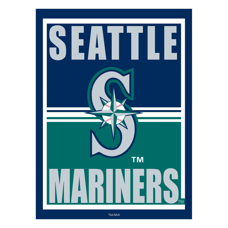 Seattle Mariners 15.5"L x 11.5"H Medium Metal Wall Sign